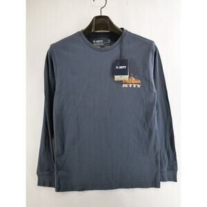 Jetty Palisades Long Sleeve T-Shirt - Carbon (Grey) Men's Small